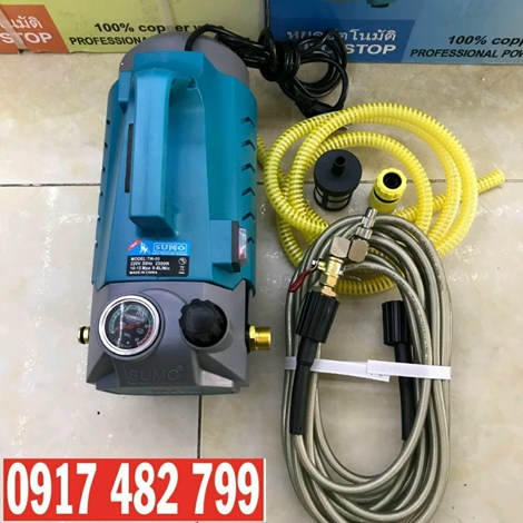 MÁY VỆ SINH MÁY LẠNH ÁP LỰC CAO SUMO 2500W CÓ CHỈNH ÁP LỰC NƯỚC MÔ TƠ ĐỒNG NGYÊN CHẤT