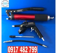 SÚNG BƠM MỠ BÒ HAI CHỨC NĂNG HƠI VÀ TAY DUNG TÍCH 600cc