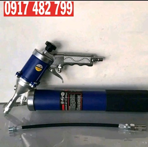 SÚNG BƠM MỠ BÒ HƠI 600cc XOAY 360 ĐỘ