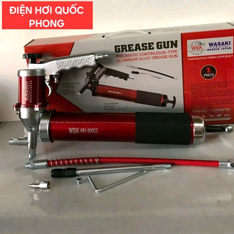 SÚNG BƠM MỠ BÒ HƠI VÀ BẰNG TAY 900cc