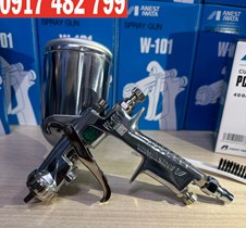 SÚNG PHUN SƠN W101 IWATA BÉC PHUN 1.0mm sơn phủ bóng