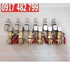 BÉC RỬA VỆ SINH MÁY LẠNH CHỈNH CHỤM TIA XÒE TIA KHỚP XOAY 360 ĐỘ 